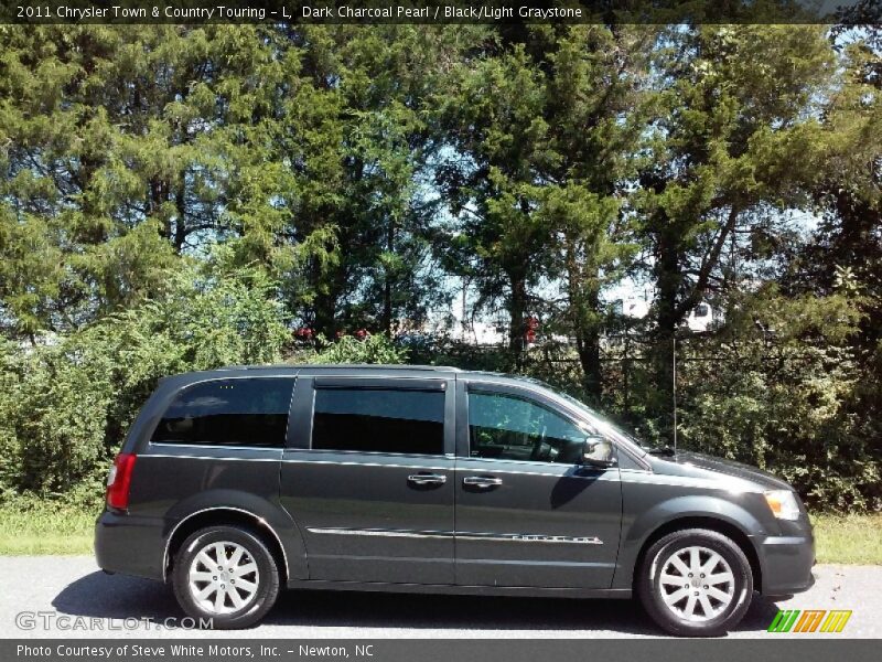 Dark Charcoal Pearl / Black/Light Graystone 2011 Chrysler Town & Country Touring - L