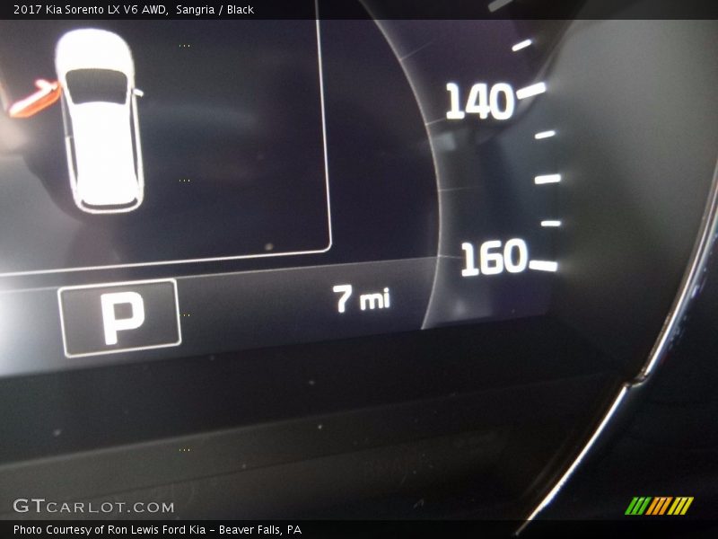 Sangria / Black 2017 Kia Sorento LX V6 AWD
