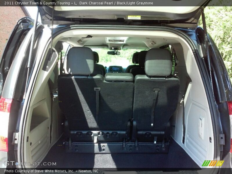 Dark Charcoal Pearl / Black/Light Graystone 2011 Chrysler Town & Country Touring - L