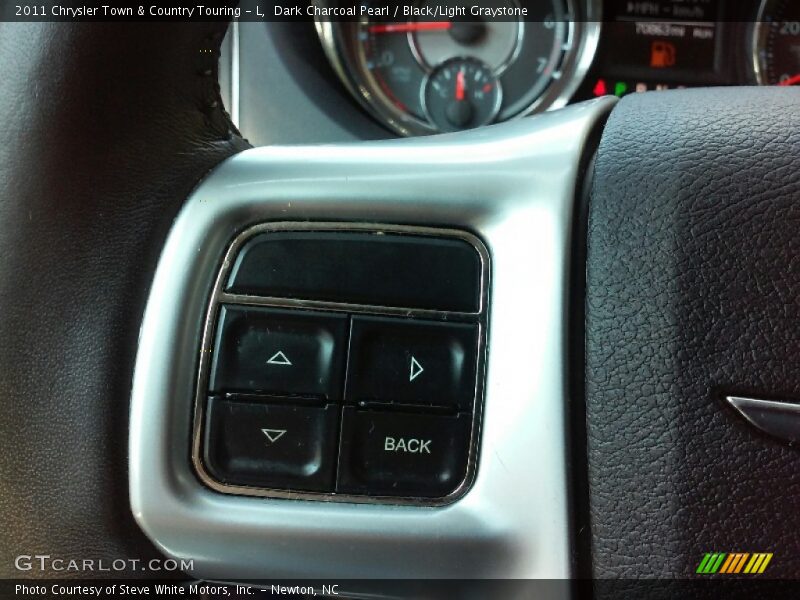 Dark Charcoal Pearl / Black/Light Graystone 2011 Chrysler Town & Country Touring - L