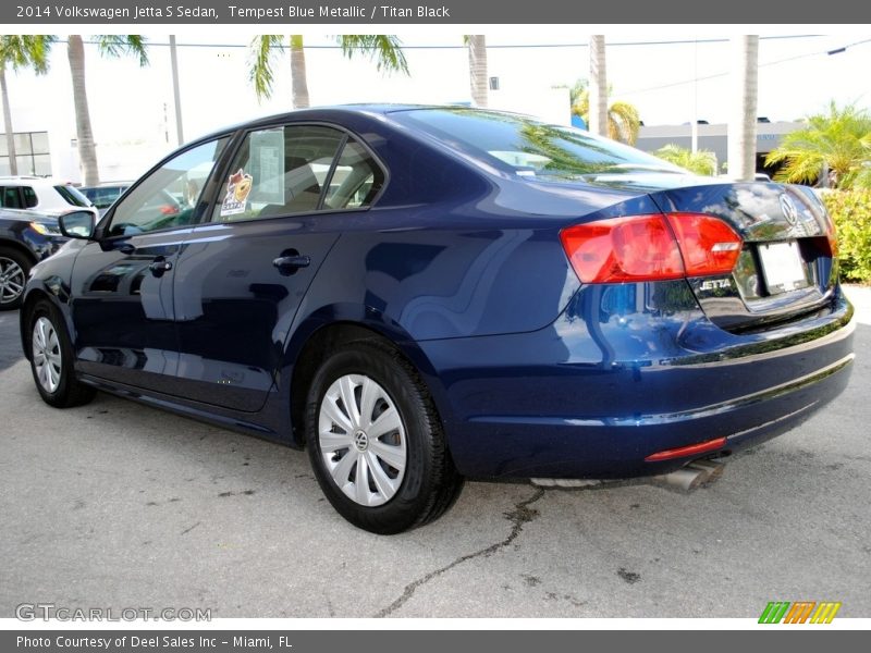 Tempest Blue Metallic / Titan Black 2014 Volkswagen Jetta S Sedan