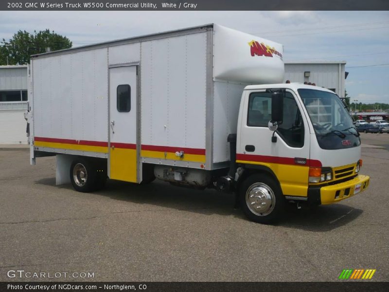 White / Gray 2002 GMC W Series Truck W5500 Commercial Utility