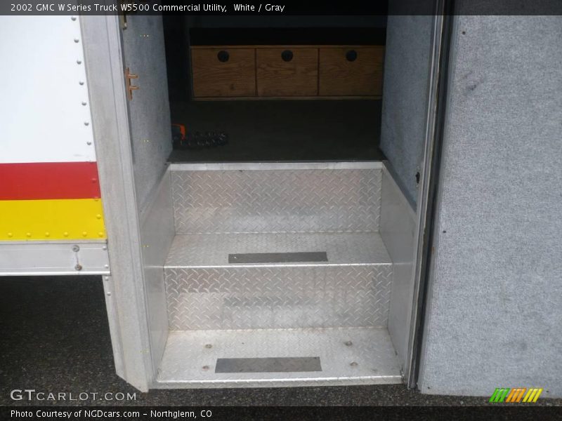 White / Gray 2002 GMC W Series Truck W5500 Commercial Utility