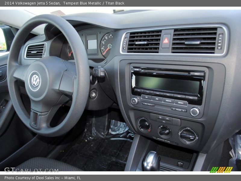 Tempest Blue Metallic / Titan Black 2014 Volkswagen Jetta S Sedan