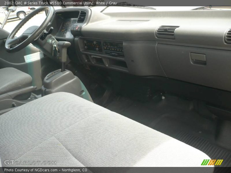 White / Gray 2002 GMC W Series Truck W5500 Commercial Utility