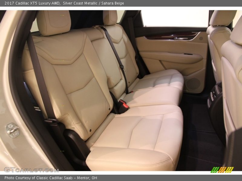 Silver Coast Metallic / Sahara Beige 2017 Cadillac XT5 Luxury AWD