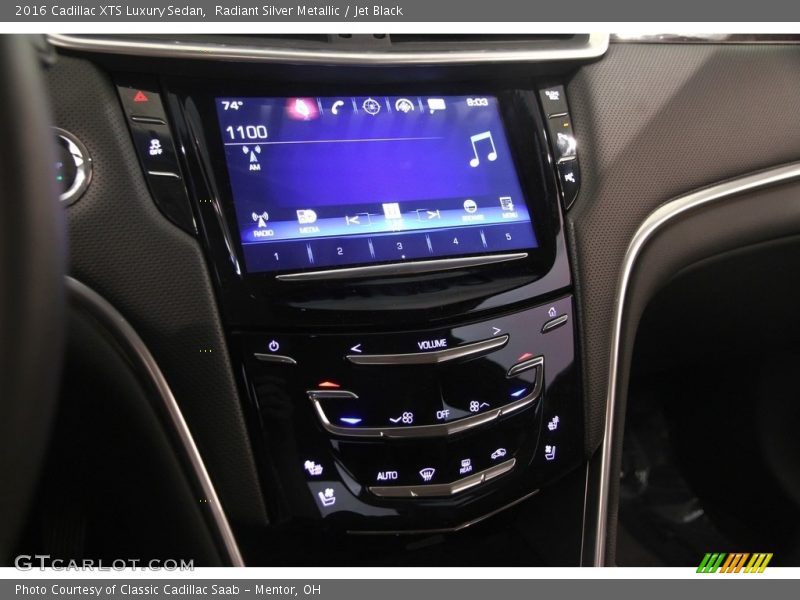 Radiant Silver Metallic / Jet Black 2016 Cadillac XTS Luxury Sedan