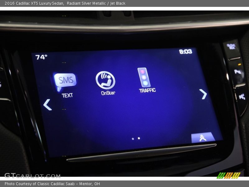 Radiant Silver Metallic / Jet Black 2016 Cadillac XTS Luxury Sedan