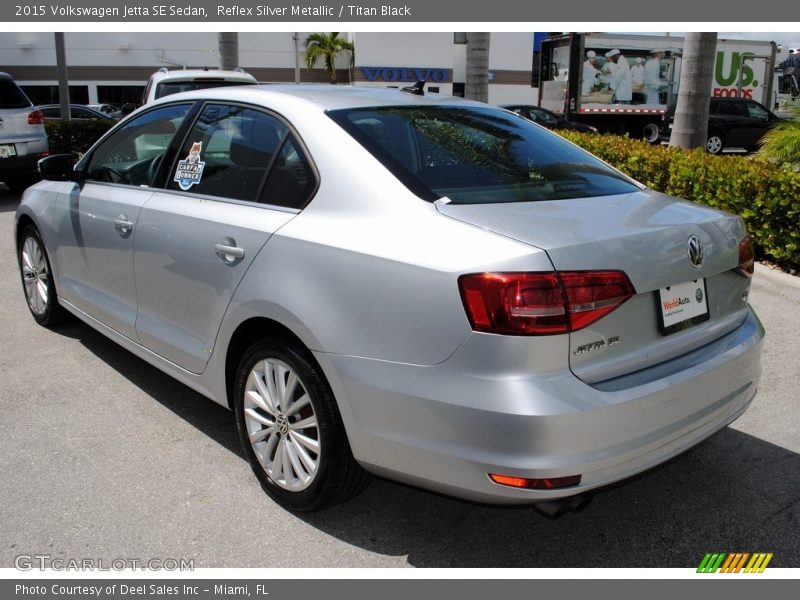 Reflex Silver Metallic / Titan Black 2015 Volkswagen Jetta SE Sedan