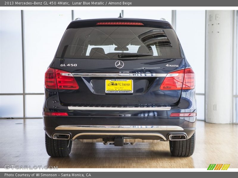 Lunar Blue Metallic / Almond Beige 2013 Mercedes-Benz GL 450 4Matic