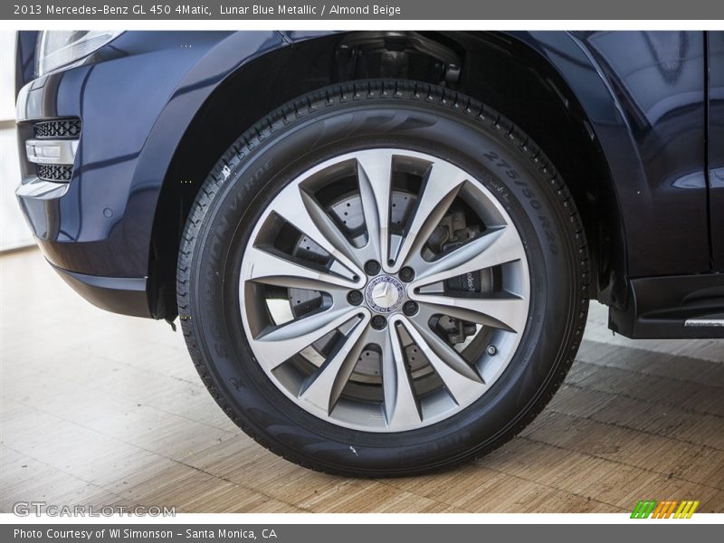 Lunar Blue Metallic / Almond Beige 2013 Mercedes-Benz GL 450 4Matic