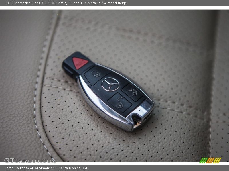Lunar Blue Metallic / Almond Beige 2013 Mercedes-Benz GL 450 4Matic