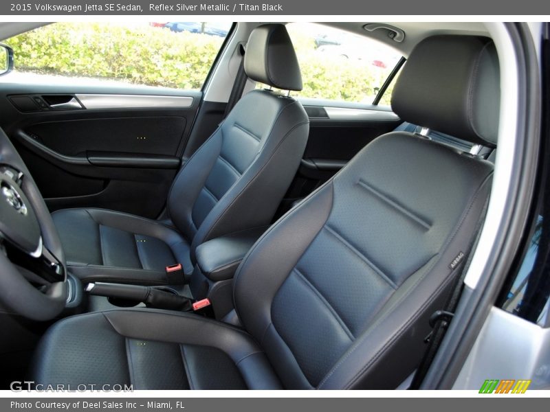 Reflex Silver Metallic / Titan Black 2015 Volkswagen Jetta SE Sedan