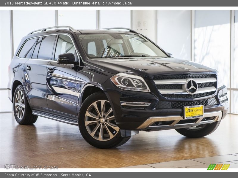 Lunar Blue Metallic / Almond Beige 2013 Mercedes-Benz GL 450 4Matic