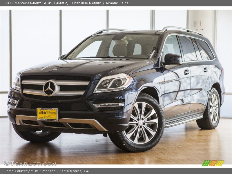 Lunar Blue Metallic / Almond Beige 2013 Mercedes-Benz GL 450 4Matic
