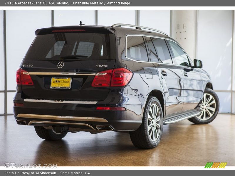 Lunar Blue Metallic / Almond Beige 2013 Mercedes-Benz GL 450 4Matic