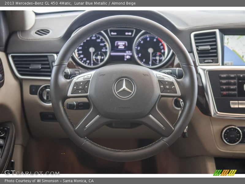 Lunar Blue Metallic / Almond Beige 2013 Mercedes-Benz GL 450 4Matic