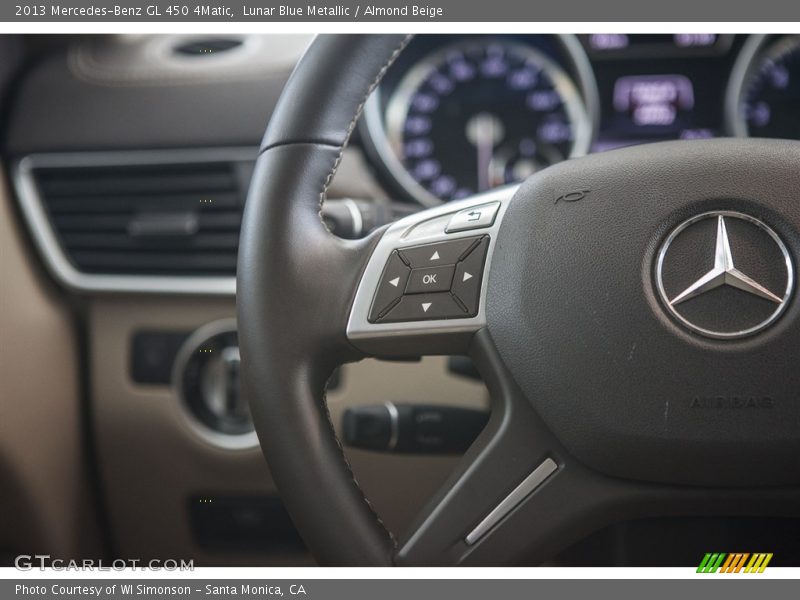 Lunar Blue Metallic / Almond Beige 2013 Mercedes-Benz GL 450 4Matic