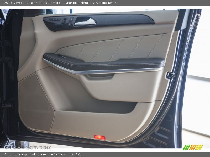 Lunar Blue Metallic / Almond Beige 2013 Mercedes-Benz GL 450 4Matic