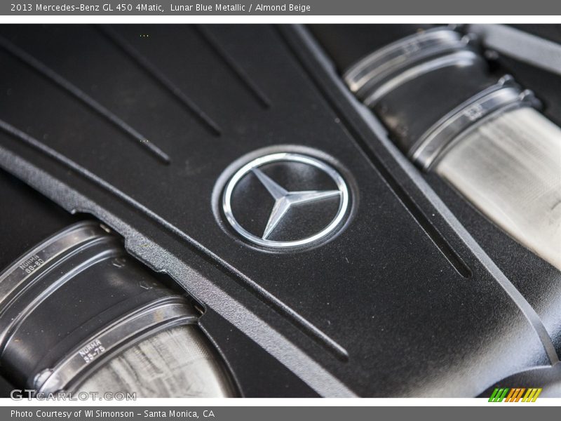 Lunar Blue Metallic / Almond Beige 2013 Mercedes-Benz GL 450 4Matic