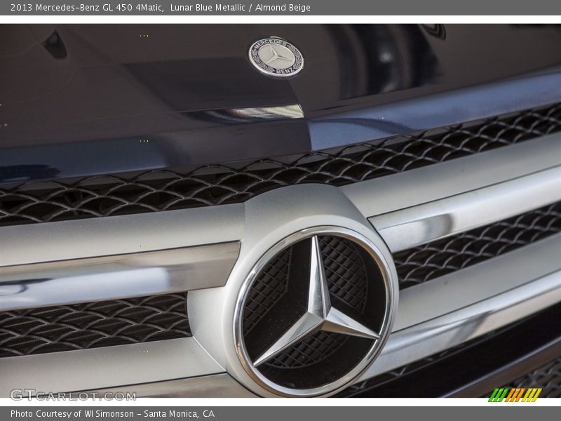Lunar Blue Metallic / Almond Beige 2013 Mercedes-Benz GL 450 4Matic