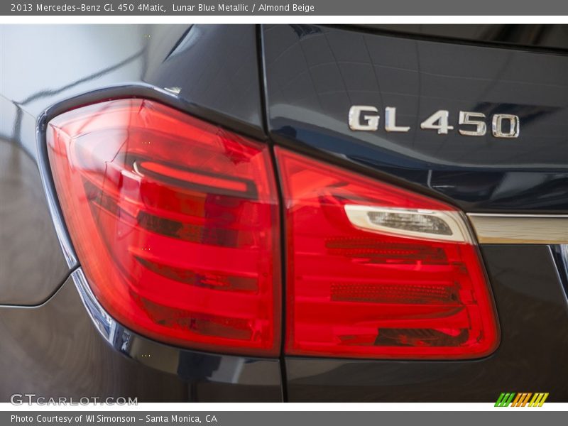 Lunar Blue Metallic / Almond Beige 2013 Mercedes-Benz GL 450 4Matic
