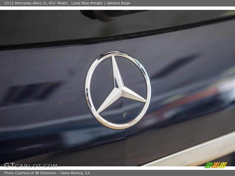 Lunar Blue Metallic / Almond Beige 2013 Mercedes-Benz GL 450 4Matic