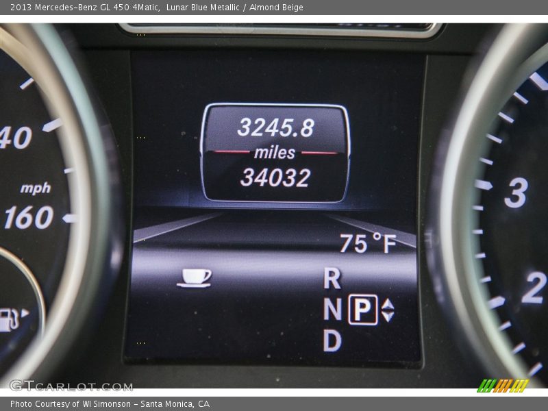 Lunar Blue Metallic / Almond Beige 2013 Mercedes-Benz GL 450 4Matic