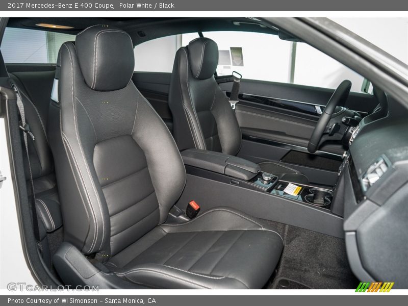  2017 E 400 Coupe Black Interior