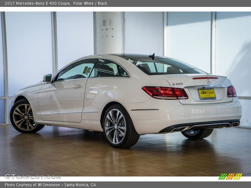 Polar White / Black 2017 Mercedes-Benz E 400 Coupe