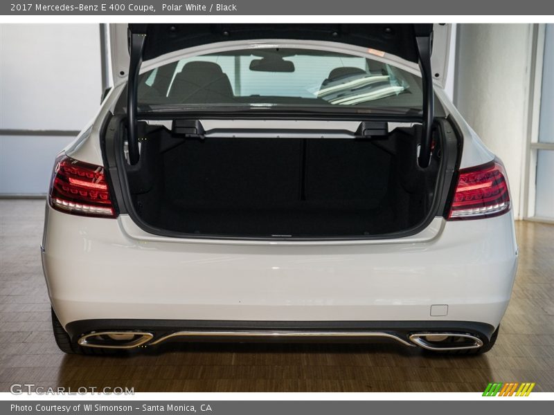 Polar White / Black 2017 Mercedes-Benz E 400 Coupe