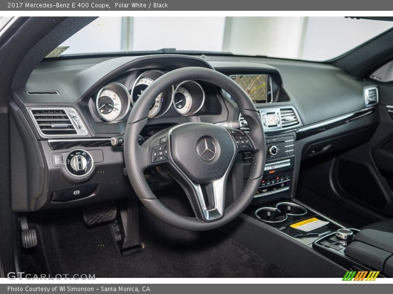 Polar White / Black 2017 Mercedes-Benz E 400 Coupe