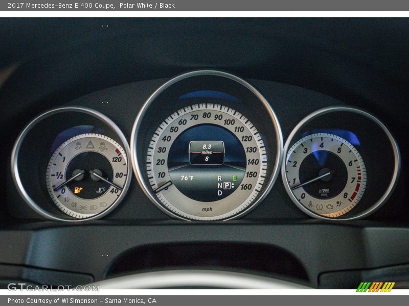  2017 E 400 Coupe 400 Coupe Gauges