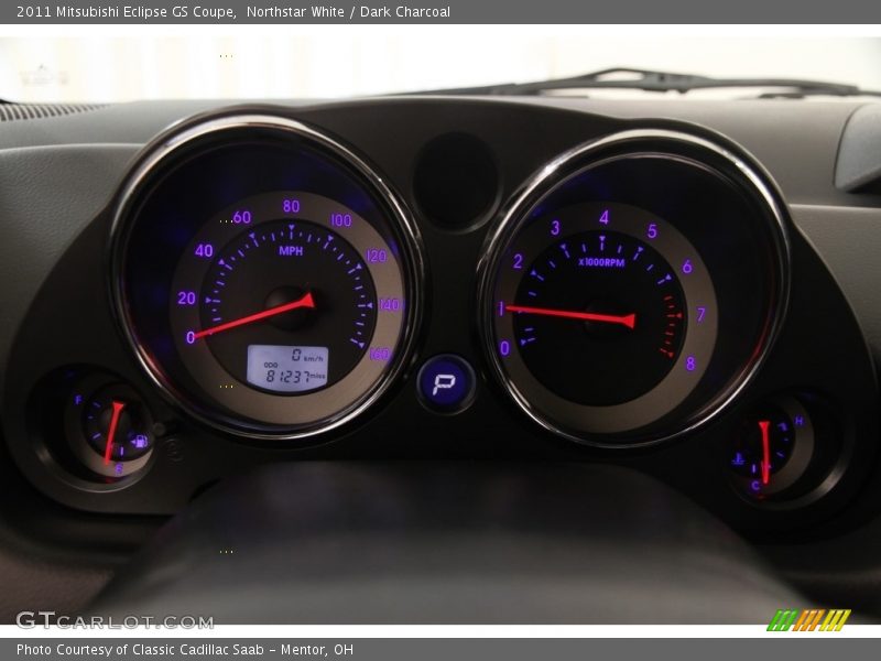 Northstar White / Dark Charcoal 2011 Mitsubishi Eclipse GS Coupe