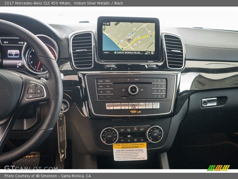 Iridium Silver Metallic / Black 2017 Mercedes-Benz GLS 450 4Matic