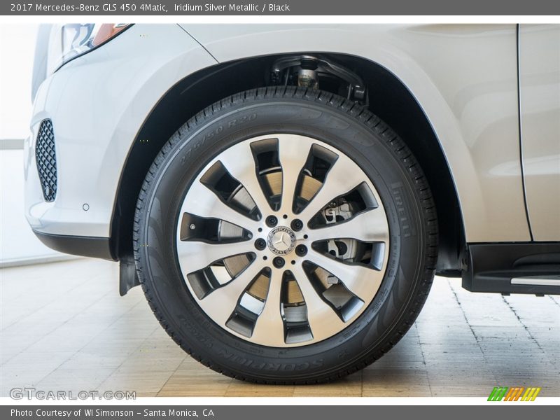 Iridium Silver Metallic / Black 2017 Mercedes-Benz GLS 450 4Matic