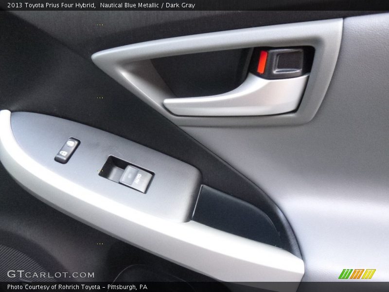 Nautical Blue Metallic / Dark Gray 2013 Toyota Prius Four Hybrid