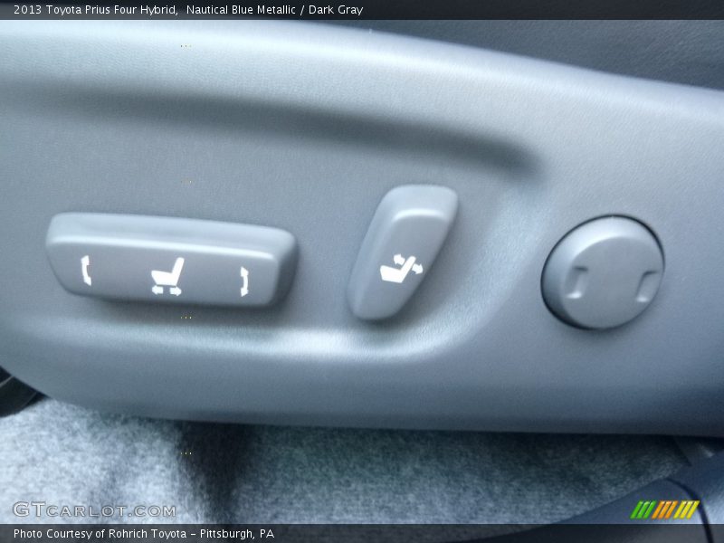 Nautical Blue Metallic / Dark Gray 2013 Toyota Prius Four Hybrid