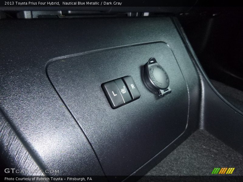 Nautical Blue Metallic / Dark Gray 2013 Toyota Prius Four Hybrid