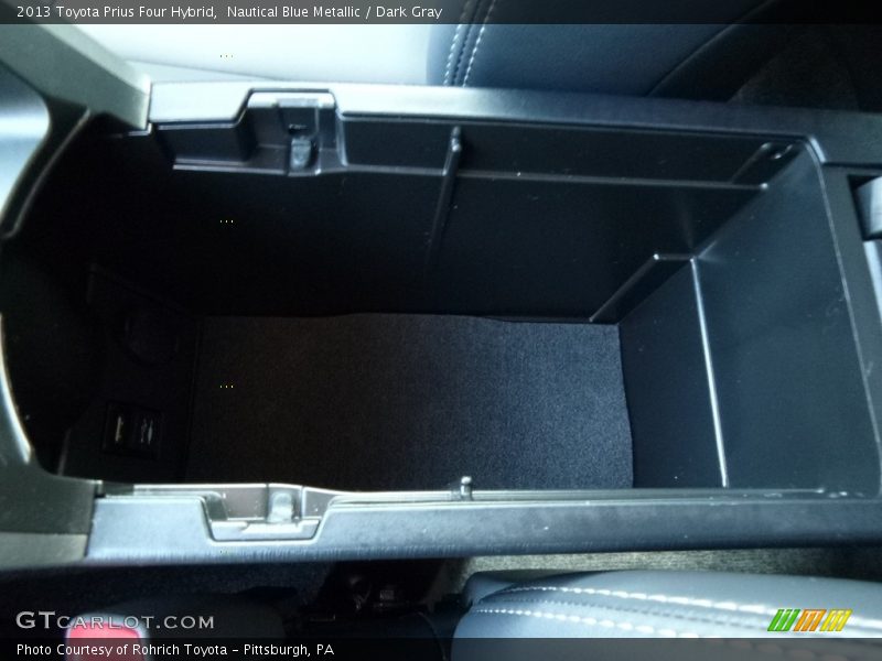 Nautical Blue Metallic / Dark Gray 2013 Toyota Prius Four Hybrid