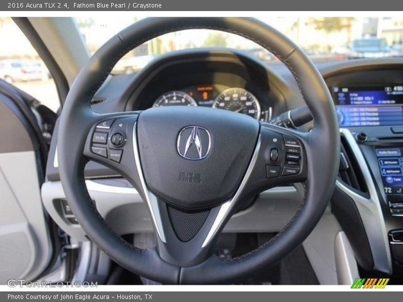 Fathom Blue Pearl / Graystone 2016 Acura TLX 2.4