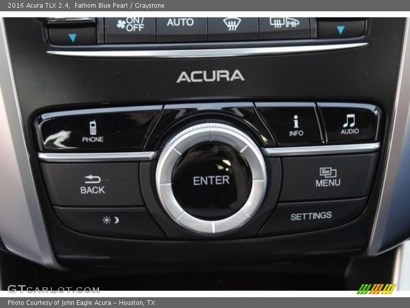 Fathom Blue Pearl / Graystone 2016 Acura TLX 2.4