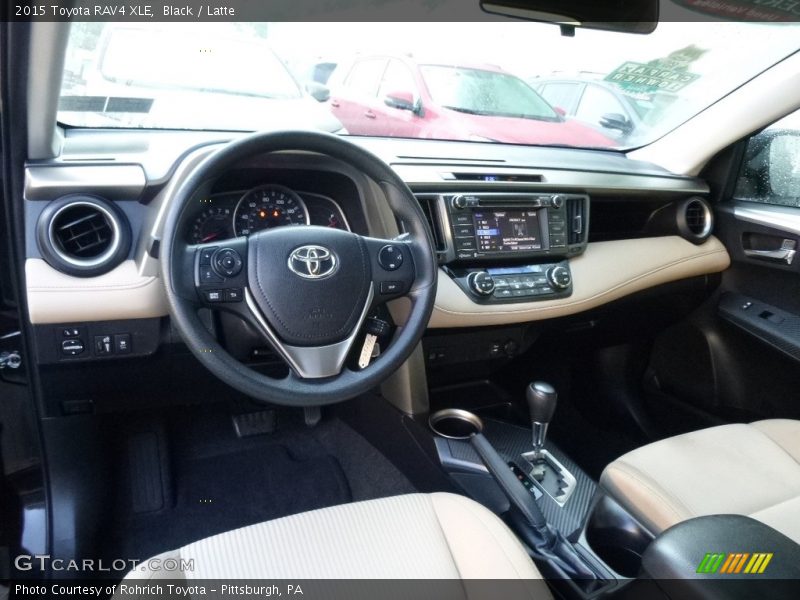 Black / Latte 2015 Toyota RAV4 XLE