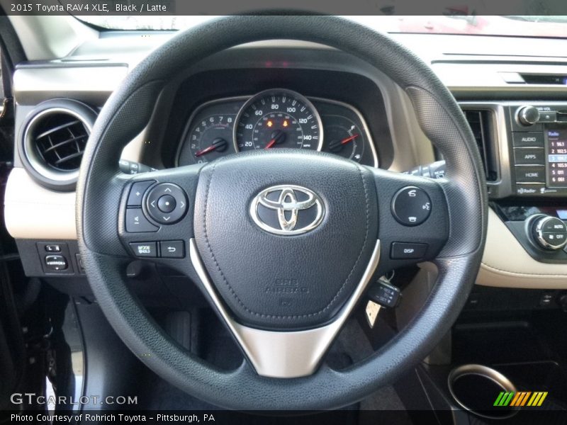 Black / Latte 2015 Toyota RAV4 XLE