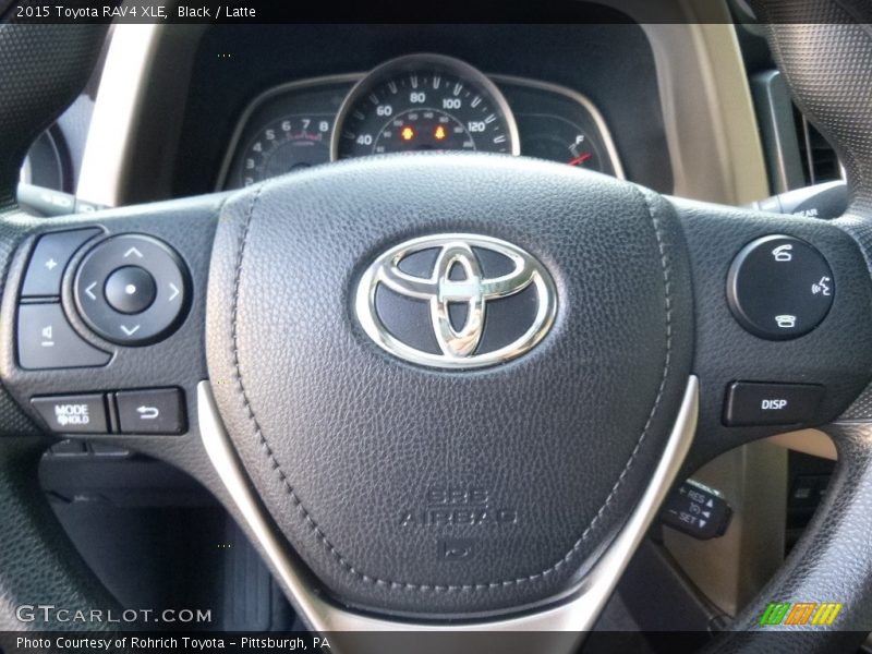 Black / Latte 2015 Toyota RAV4 XLE