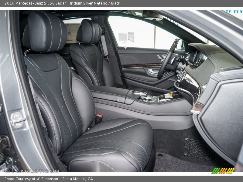 Iridium Silver Metallic / Black 2016 Mercedes-Benz S 550 Sedan