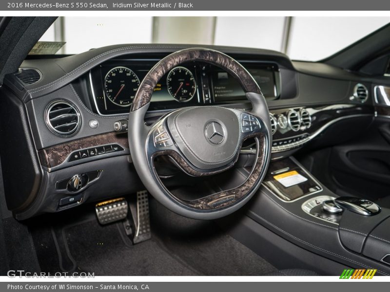 Iridium Silver Metallic / Black 2016 Mercedes-Benz S 550 Sedan