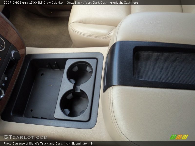 Onyx Black / Very Dark Cashmere/Light Cashmere 2007 GMC Sierra 1500 SLT Crew Cab 4x4