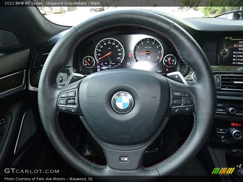 Singapore Grey Metallic / Black 2013 BMW M5 Sedan