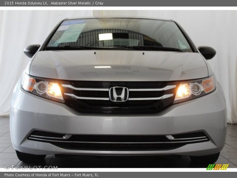 Alabaster Silver Metallic / Gray 2015 Honda Odyssey LX